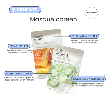 Masque hydratant et apaisant - the face shop